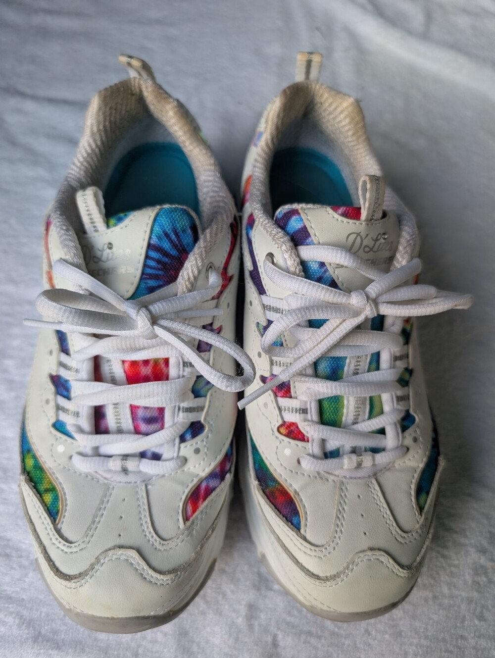 SKECHERS D'Lites Summer Fiesta Sneaker Women Size 7 - Picture 2 of 8